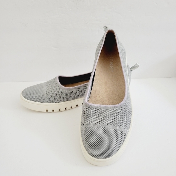 NEW Vionic Uptown Skimmer Knit Slip-on Comfort Shoes Gray Size 9 - Picture 1 of 7